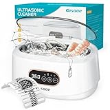 Gisaae Ultraschallreinigungsgerät 48000Hz Brillenreinigungsgerät 660ml Zahnersatz...