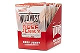 Wild West Beef Original Jerky Protein Trockenfleisch Beef Pack 12x70 g