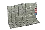 GO-DE Textil Bequeme und attraktive Polsterauflagen für Hochlehner-Gartenstühle...