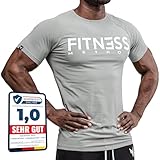 Fitness Method, Sport T-Shirt Herren, Slim-Fit Shirt bequem & hochwertig Männer, Rundhals...