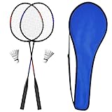 KH Federball Set Badminton Schläger Set 2-4 Spieler für Erwachsene Kinder, leicht und...