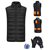 Freefa Elektrische Heizjacke,Usb Beheizbare Kleidung,Elektrisch,Winter,Warm,Daunenjacke,5...