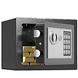 DYWJH Elektronische Sicherheit Kleiner Safe, Niedlicher Kleiner Safe Für Geld, 0,23 Cu Ft...