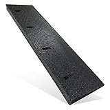 Bordsteinrampe Gummi schwarz I Breite: 100 cm I Höhe: 45 mm I Rampe Gummikeil...