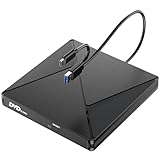 BHHB Externes CD DVD Laufwerk USB 3.0 & USB-C CD/DVD Laufwerk Extern, CD DVD +/-RW ROM...