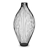 Metall Vase im Gitter Design für Trockenblumen - 45 cm - Deko Ständer für Kunstblumen -...
