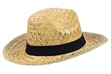 Rugged Earth Arizona Man – Klassischer Strohhut für Damen & Herren | Westernhut mit...