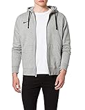 Nike, Team Club 20, Kapuzenjacke, Dk Grey Heather/Schwarz/Schwarz, L, Mann