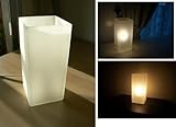 IKEA Tischleuchte GRÖNÖ Milchglas weiß A++