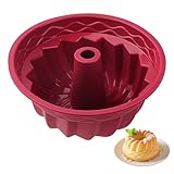 Xyvor Gugelhupfform Silikon, Gugelhupfform Ø24 cm, Backform Gugelhupf, Silikon Backform...