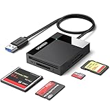 UGREEN USB 3.0 Kartenleser 4 in 1 Kartenlesegerät für SD/TF/CF/MS SD Card...