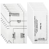 Newpop 12 Stück Staubsauger Filter, Staubsaugerfilter-Set, Staub Filter Set Abluftfilter,...