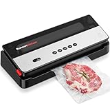 Bonsenkitchen Vakuumiergerät, für Trockene und Feuchte Lebensmittel...