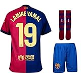 Gokaynex Barcelona Lamine Yamal, #19 Sets Trikot Kinder Socks und Shorts Sporttrikot,...