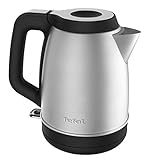 Tefal Element KI280D Premium Wasserkocher aus Edelstahl | Kabellos | 360°-Sockel | 2400 W...