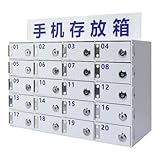 Handy-Spindkastenschloss, Acryl-Wandaufbewahrung, Handyschrank, 12/15/20/25 Bits –...