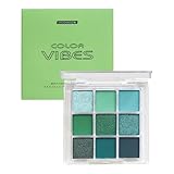 Lidschattenpalette - 9 Farbe Mattes Lidschatten, perlige pigmentierte Palette | Glitzer...