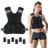 Vailge Verstellbare Gewichtsweste, 1.8kg - 4.5kg, Weighted Vest für Männer und...
