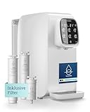 VILTARO® Osmoseanlage Trinkwasser [weiß, 5-stufiges Filtersystem, 6 Temperaturstufen,...