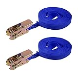sourcing map 2stk. Ratsche Festbinden Verzurrgurt Frachtband 250Kg Arbeitslast,...