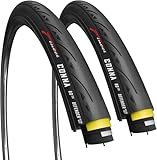 Fincci Rennrad Fahrradreifen 28 Zoll - Rennrad Reifen 700x23c, 23-622 Paar...