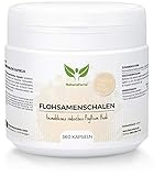 NaturaForte Flohsamenschalen 360 Kapseln - Hochdosiert, 500mg pro Kapsel, 3000mg...