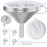 Kalave 5 Zoll Edelstahl Trichter, 13cm Lebensmittel qualität Küchen trichter...