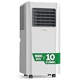 Kresico Mobile Klimaanlage 9000 BTU, Klimaanlage mobil mit Abluftschlauch, Mobiles...