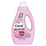 Coral Feinwaschmittel Wolle & Feines Flüssigwaschmittel mit Soft Care Formel 20 WL (1 x...