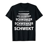 Saarländer Schwenker Grillen BBQ Schwenken T-Shirt