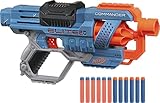 NERF Elite 2.0 Commander RD-6 Blaster, 12 Darts, 6-Dart Rotationstrommel, Tactical Rail...