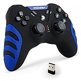 DuLingKer PC Controller Wireless, PS3 Controller PC Gamepad mit Dual Vibration, 2,4G...