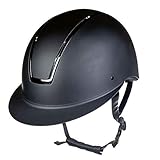 HKM Lady Shield Reithelme 9170 Schwarz/Schwarz Glänzend M=55-57cm