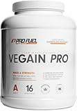 Weight Gainer CHOCOLATE HAZELNUT 2,2kg Mass Gainer - 100% Vegan - komplexe...