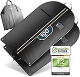 FiRiO® 2 x Premium Kleidersack - BIS 50% DICKERES MATERIAL - Faltbare...
