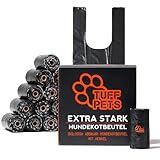 Tuff Pets Extra Stark Kotbeutel für Hunde mit Griffen | Hundekotbeutel...