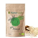 Maca Pulver Bio 1kg Naturzade Hochwertiges Rohkostqualität 100% naturrein aus Peru