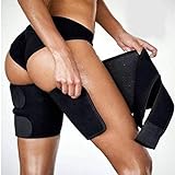 Wopohy Oberschenkel Bandage Unisex Beine Fitnessgürtel Schwitzgürtel für Beinformung