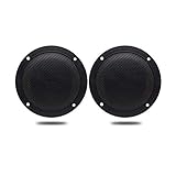 160 Watt 2 Wege, Schwarz Marine Boot Wasserdicht Lautsprecher Motorrad Spa Raum UTV ATV RV...