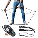 elTORO Spanngurt Bogen Spannschnur für Recurvebogen – robuster Nylon-Gurt 230 cm mit...