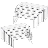 FAZMoss 2 Sets transparenter Acryl-Präsentationsständer, 5 Größen,...