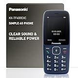 Panasonic KX-TF400EXC 4G Benutzerfreundliches Tastenhandy, Volte, verlässliche 200 Std....