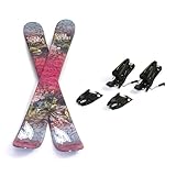 F2 Snowblades Happiness 99cm Set mit Sicherheitsbindung Fun Ski Kurzski