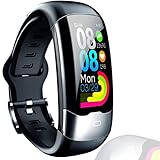 XORO SMW 10 - Fitness-Uhr mit Bluetooth, EKG, Herzfrequenz und Blutdruckmessung,...