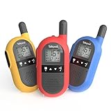 Talkpod Walkie Talkie 3er Set, Walkie Talkie Aufladbar für Erwachsene Kinder, 16 Kanäle...
