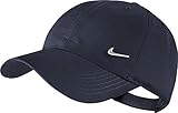 Nike Kinder Cap Metal Swoosh Schirmmütze, Obsidian/Metallic Silver, One Size
