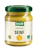 Byodo Orangen Senf, 3er Pack (3 x 125 ml Glas) - Bio