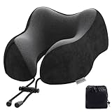 Nackenkissen Flugzeug, Reisekissen Auto Travel Pillow aus Memory Foam mit...