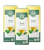 LEBENSBAUM 3 x Tulsi Bio Kräutertee, Bio Tee Set aus indischen Basilikum, 3er Set,...