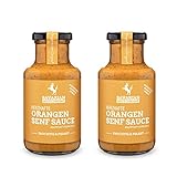 Bavarian Sauce Company Orangen-Senf-Sauce 2x250 ml | Fruchtig-pikanter Geschmack...
